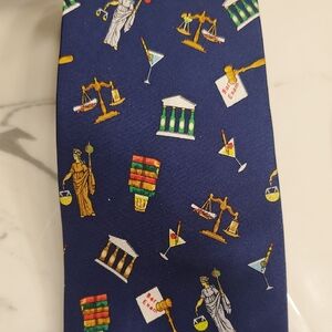 Alynn Passing The Bar Legal-Themed Men's Tie